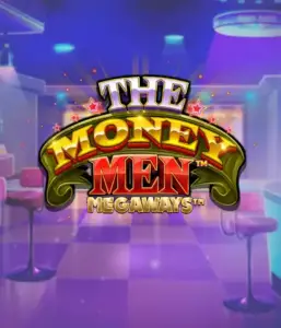 Immerse yourself the thrilling world of The Money Men Megaways game by Pragmatic Play, highlighting a vibrant logo with glittering stars set against a lavish casino setting. This image captures the excitement and glamour of high-stakes gambling with its stunning design and colorful ambiance. Great for gambling fans looking for a taste of Vegas. 