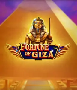 Explore the ancient world of Fortune of Giza slot by Pragmatic Play, showcasing a stunning depiction of a Pharaoh amid the iconic pyramid backdrop. This image captures the glory of Egyptian history, ideal for fans of Egyptian-themed slots, providing a fascinating adventure.